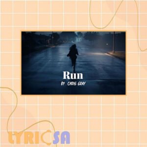 پوستر اختصاصی آهنگ RUN از Chris Gray