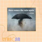 پوستر ترجمه اختصاصی Here Comes The Rain Again