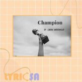 پوستر اختصاصی آهنگ The Champion