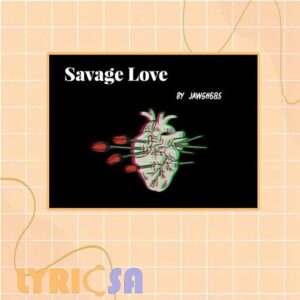 پوستر ترجمه اختصاصی آهنگ Savage Love